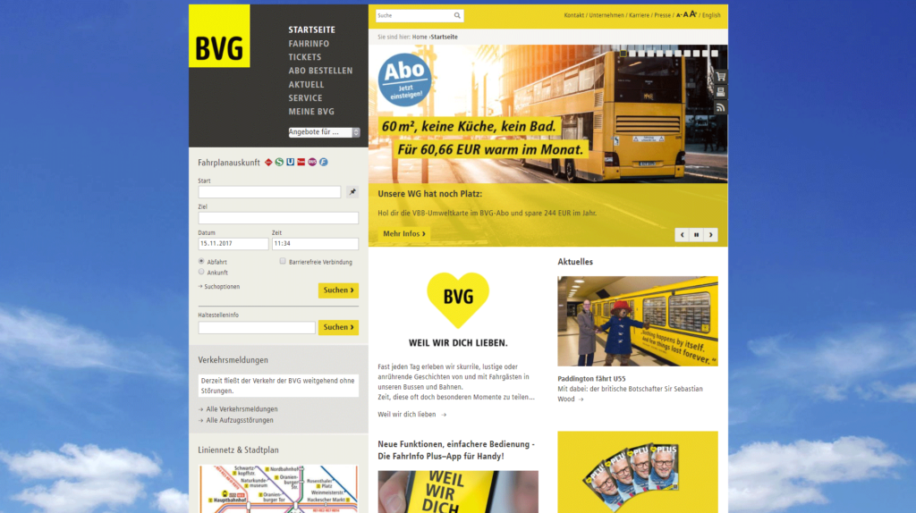 Berliner Verkehrsbetriebe » Urban Media