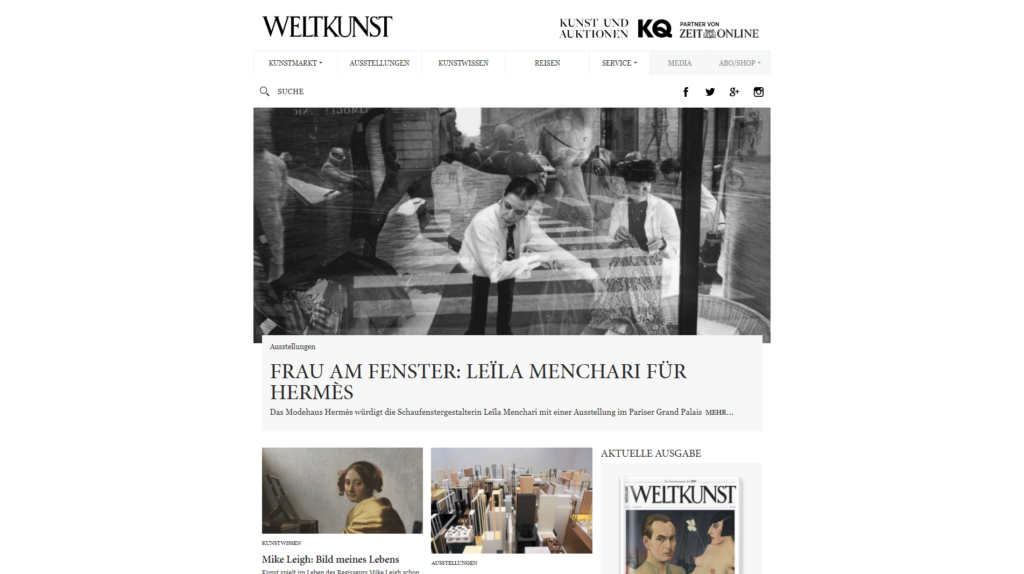 Weltkunst.de » Urban Media