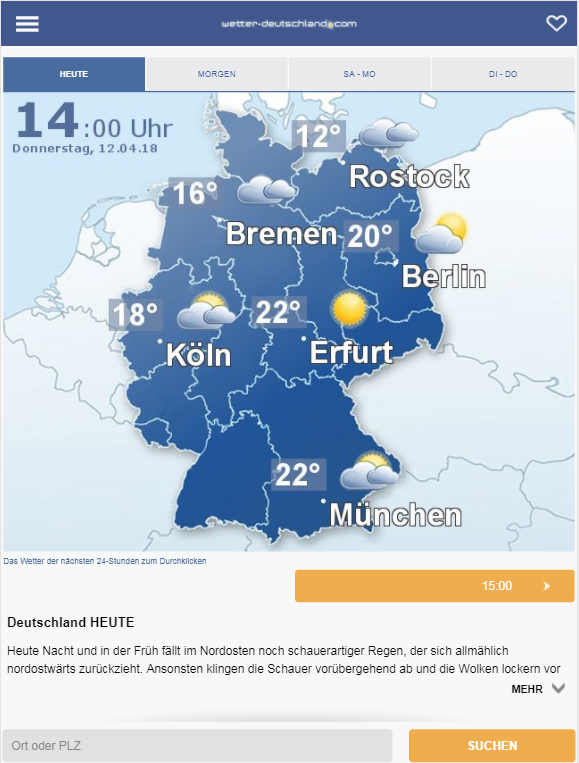 wetter-deutschland.com » Urban Media